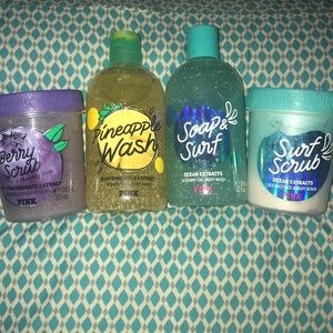 Victoria’s Secret PINK body scrubs